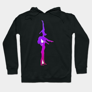 Women’s trio doing straddle on backbird Hoodie